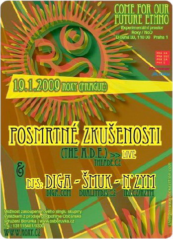 Flyer k akci Free Mondays (po 19. 1. 2009 20:00) Roxy, Praha (CZ)