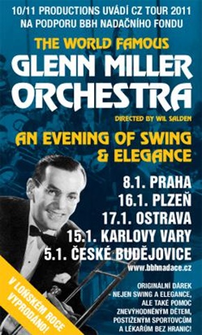 Flyer k akci Glenn Miller Orchestra (po 17. 1. 2011 20:00) Dům kultury města Ostravy, Ostrava (CZ)