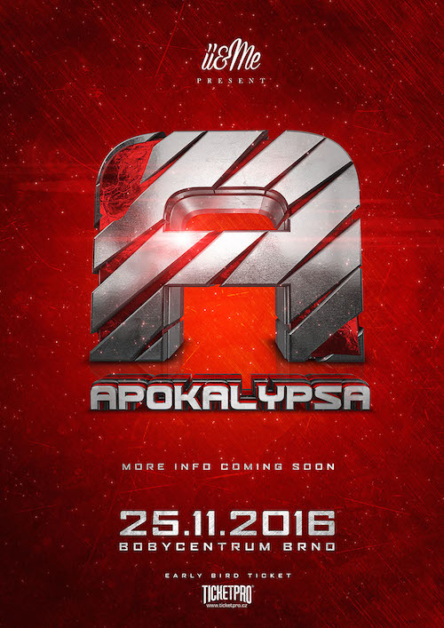 Flyer k akci Apokalypsa 42 (pá 25. 11. 2016 19:00) Boby Centrum, Brno (CZ)
