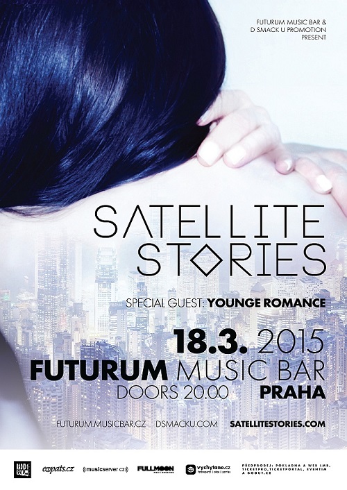 Flyer k akci Satellite Stories (st 18. 3. 2015 20:00) Futurum Club, Praha (CZ)