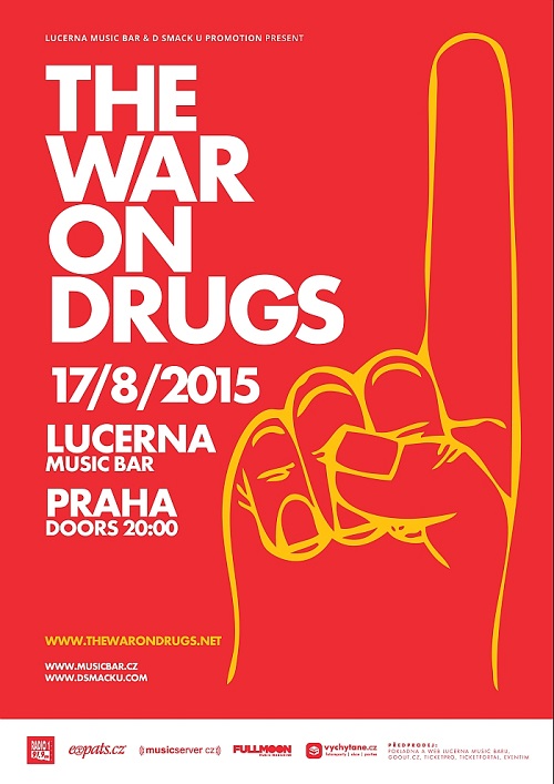 Flyer k akci The War On Drugs (po 17. 8. 2015 20:00) Lucerna - Music Bar, Praha (CZ)