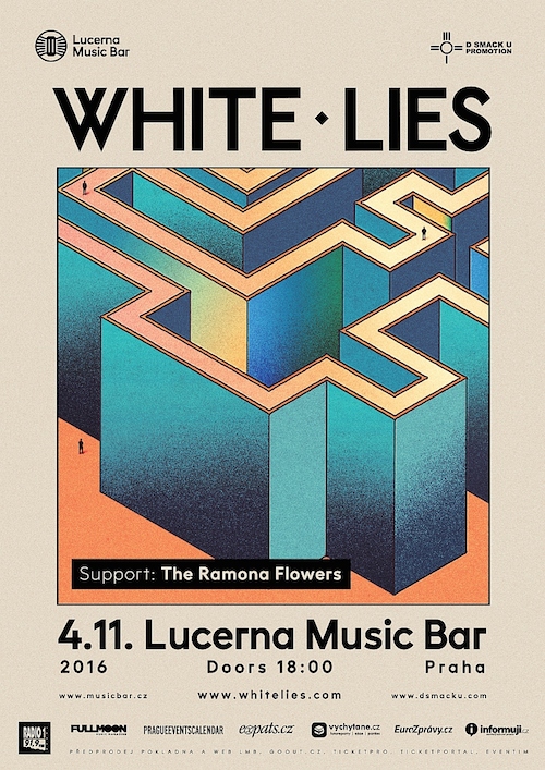 Flyer k akci White Lies (pá 04. 11. 2016 18:00) Lucerna - Music Bar, Praha (CZ)