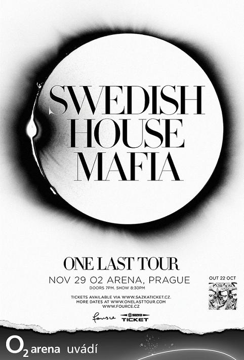 Flyer k akci Swedish House Mafia: One Last Tour (čt 29. 11. 2012 21:00) O2 Arena, Praha (CZ)